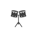 Two Drums Vector Icon