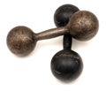 Two dumbbells Royalty Free Stock Photo