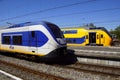 Two Dutch Railway electrical passenger trains