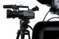 Two dv-camcorders Royalty Free Stock Photo