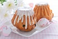 Two Easter cakes Royalty Free Stock Photo