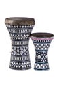 Two Egyptian darbuka Royalty Free Stock Photo