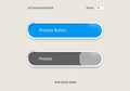 Two elongated buttons are displayed, resembling user interface components. The top Royalty Free Stock Photo