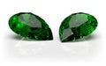Two emeralds