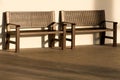 Two Empty Benches