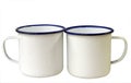 Two Enamel Mugs