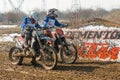 Two enduro racers