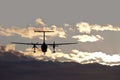 Two engine propeller aeroplane