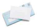 Two Envelopes Stack Royalty Free Stock Photo