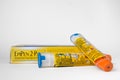 Two Epipens and box Royalty Free Stock Photo