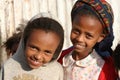 Two Eritrean girls near their home, on the outskirts of Asmara, Eritrea