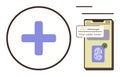 Two-Factor Authentication with Fingerprint and Verification Code for Secure Online Access Royalty Free Stock Photo