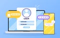 Two factor authentication Royalty Free Stock Photo