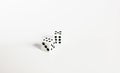 Two falling dice Royalty Free Stock Photo