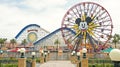 Two famous rides at Disney California Adventure Royalty Free Stock Photo