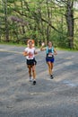 Two Female Runners, 2021 Blue Ridge Marathon