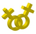 Two female symbols