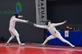 Lausanne, Switzerland, March 26, 2022 : International Lausanne Fencing Challenge U23