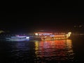 Two ferries on Pearl River, Guangzhou, Guangdong, China