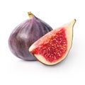 Two figs Royalty Free Stock Photo