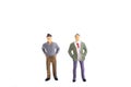 Two figurine model men