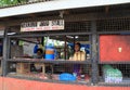 Two Fijian women selling Kava at outdoor market,Fiji,2015