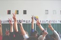 TWO FINGERS: students in the classroom