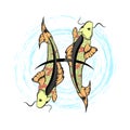 two fish sign of the zodiac