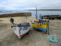 Two fishing boats on slipway