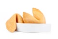 Two fortune cookies Royalty Free Stock Photo