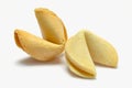 Two Fortune Cookies Royalty Free Stock Photo