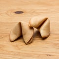 Two fortune cookies Royalty Free Stock Photo