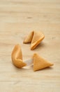 Two fortune cookies Royalty Free Stock Photo