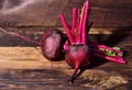 Two fresh beets Royalty Free Stock Photo