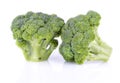 Two fresh broccoli Royalty Free Stock Photo