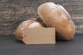 two fresh bread Royalty Free Stock Photo