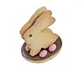 Two freshly baked Easter Bunnies Royalty Free Stock Photo