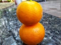 Two fress orange