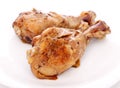 Two Fried Chicken Legs Royalty Free Stock Photo