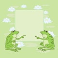 Two frogs