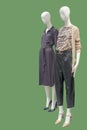 Two full length female mannequins Royalty Free Stock Photo