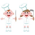 Two funny cooks