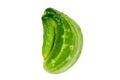 Two fused cucumbers on a white background. Royalty Free Stock Photo