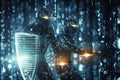 Cybersecurity Warriors Royalty Free Stock Photo