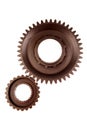 Two gears Royalty Free Stock Photo