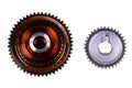 Two gears Royalty Free Stock Photo