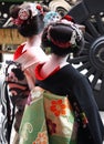 Two geishas Royalty Free Stock Photo