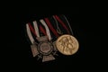 two German awards of the second world war Royalty Free Stock Photo