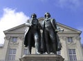 Two German poets in Weimar Royalty Free Stock Photo