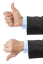 Two gesturing hands Royalty Free Stock Photo